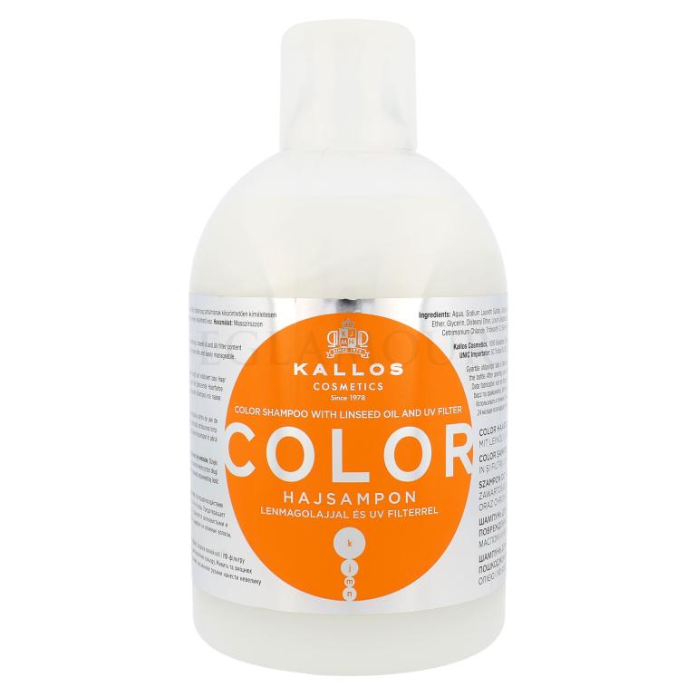 Kallos Cosmetics Color Shampoo für Frauen 1000 ml