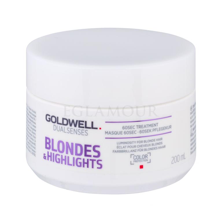 Goldwell Dualsenses Blondes &amp; Highlights 60 Sec Treatment Haarmaske für Frauen 200 ml