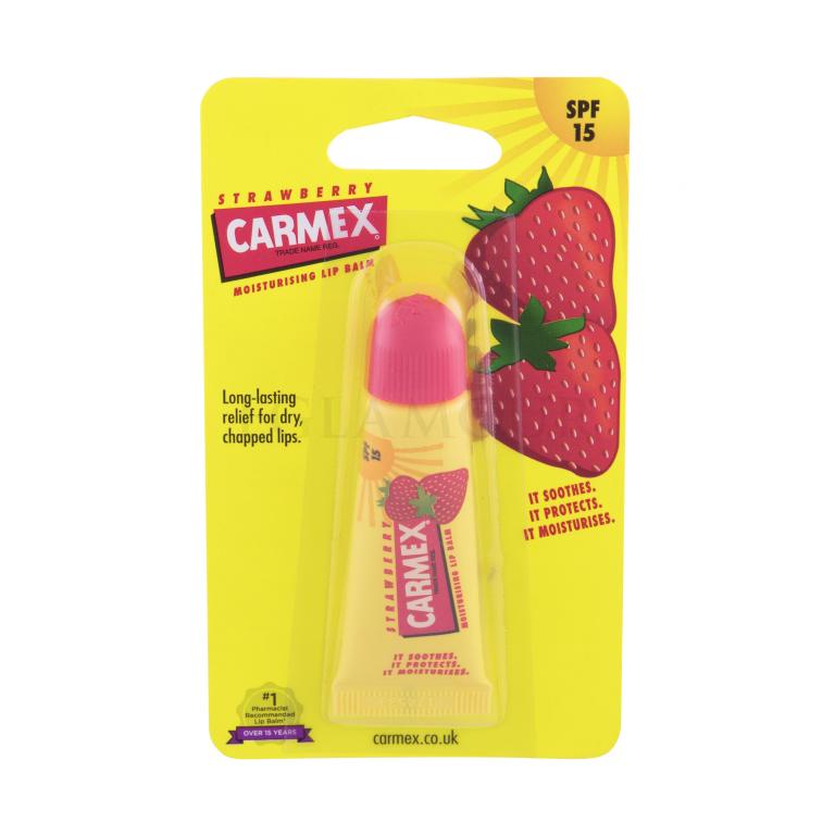 Carmex Strawberry SPF15 Lippenbalsam für Frauen 10 g