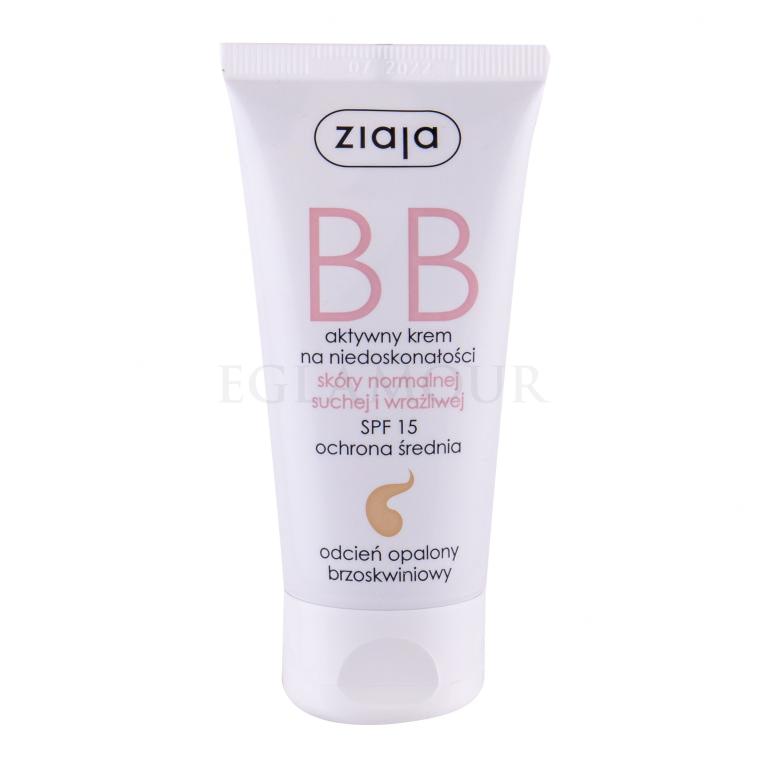 Ziaja BB Cream Normal and Dry Skin SPF15 BB Creme für Frauen 50 ml Farbton  Dark