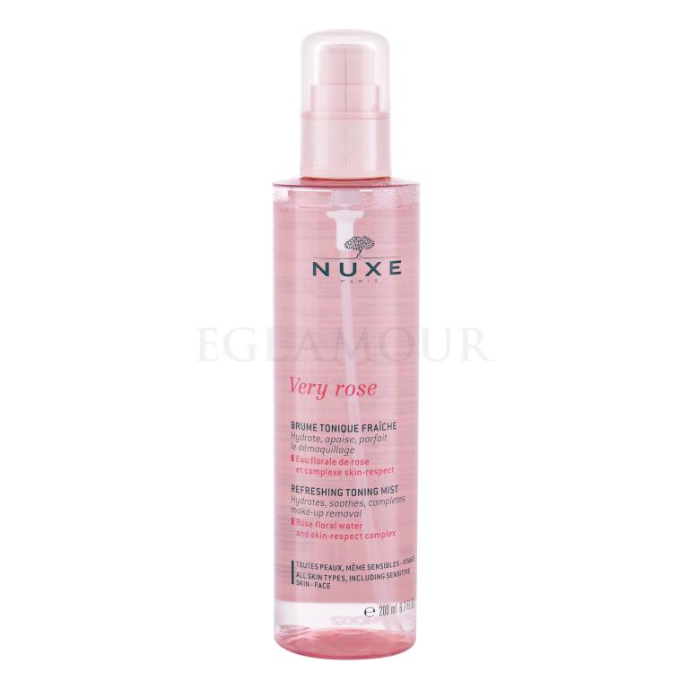NUXE Very Rose Refreshing Toning Gesichtswasser und Spray für Frauen 200 ml
