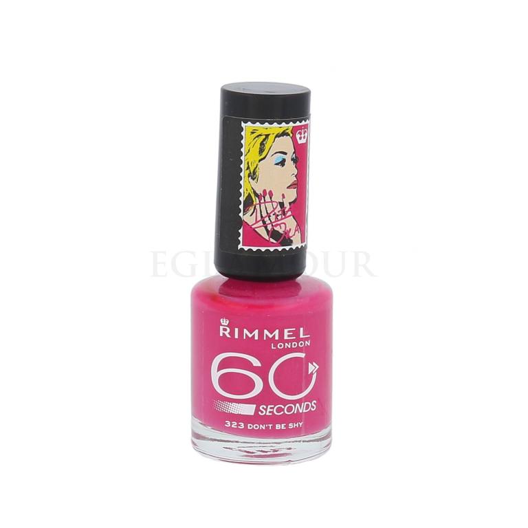 Rimmel London 60 Seconds By Rita Ora Nagellack für Frauen 8 ml Farbton  323 Dont Be Shy