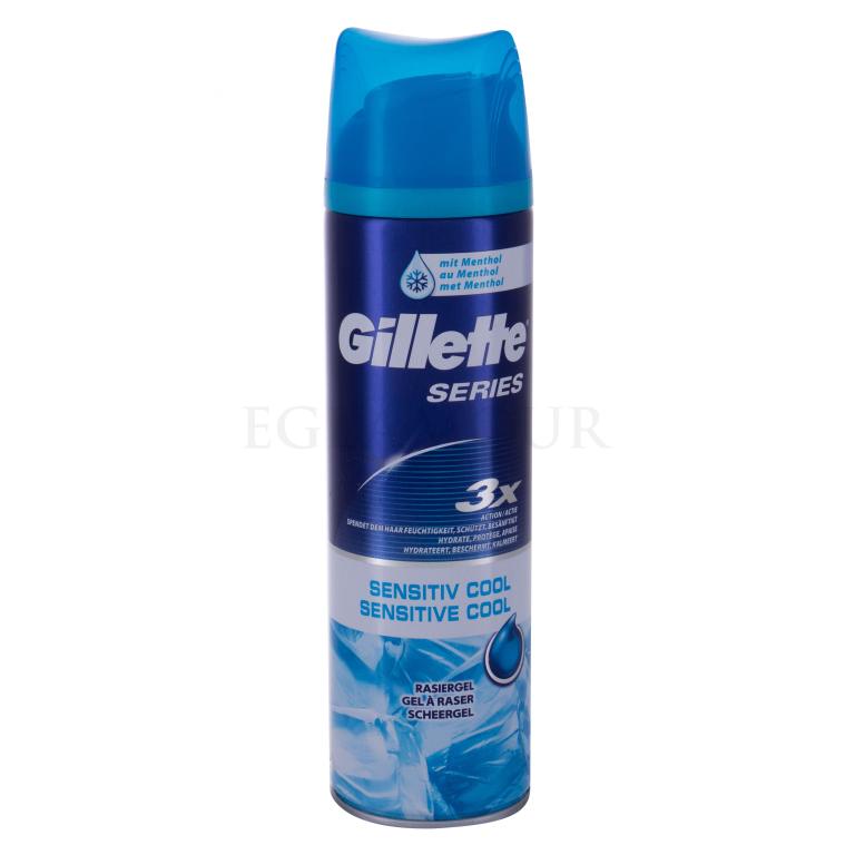 Gillette Series Sensitive Cool Rasiergel für Herren 200 ml