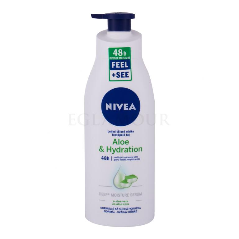 Nivea Aloe &amp; Hydration 48h Körperlotion für Frauen 400 ml