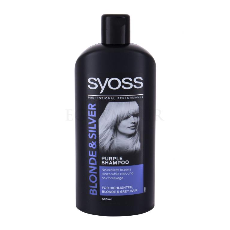 Syoss Blonde &amp; Silver Purple Shampoo Shampoo für Frauen 500 ml