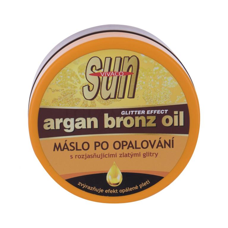 Vivaco Sun Argan Bronz Oil Glitter Aftersun Butter After Sun 200 ml