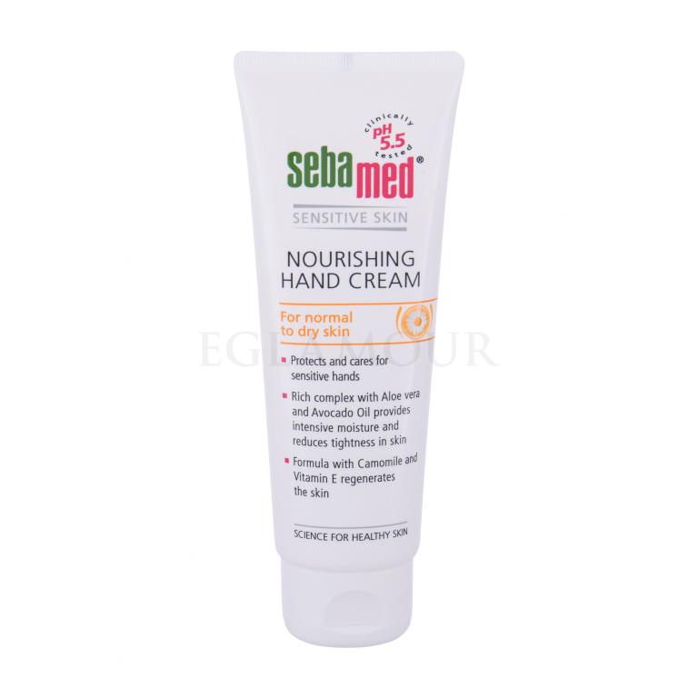SebaMed Sensitive Skin Nourishing Handcreme für Frauen 75 ml