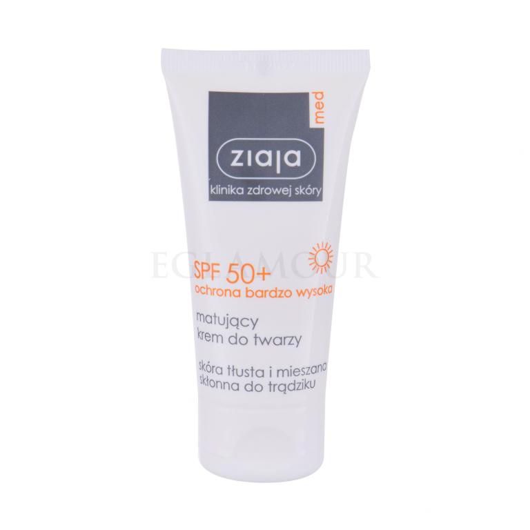 Ziaja Med Protective Matifying SPF50+ Sonnenschutz fürs Gesicht für Frauen 50 ml