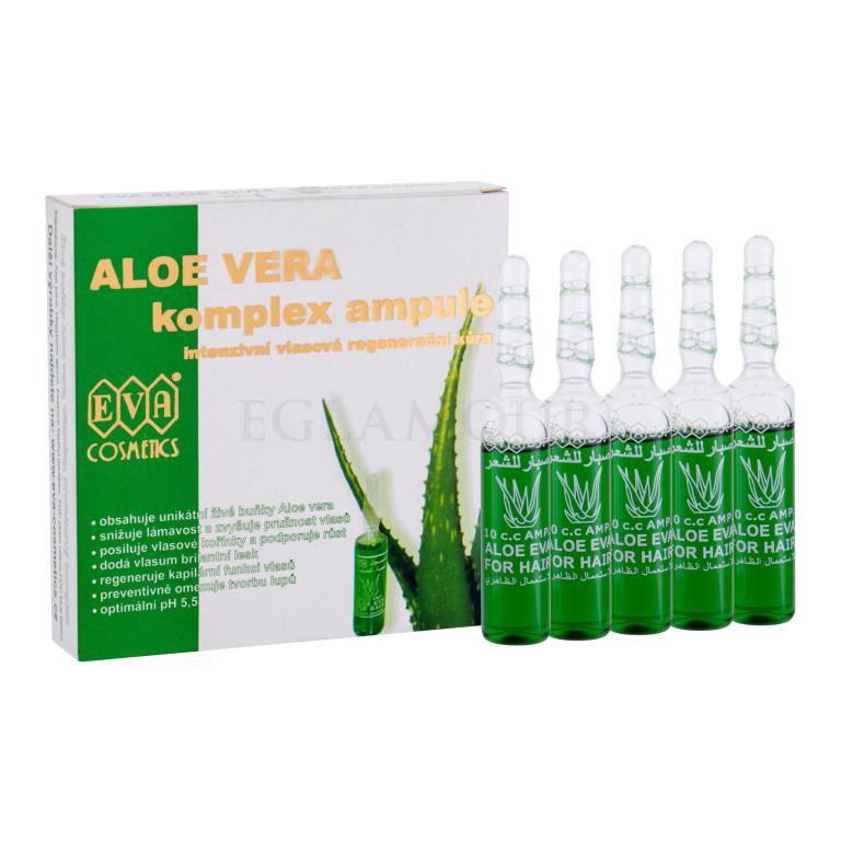 Eva Cosmetics Aloe Vera Complex Hair Care Ampoules Haarserum für Frauen 50 ml