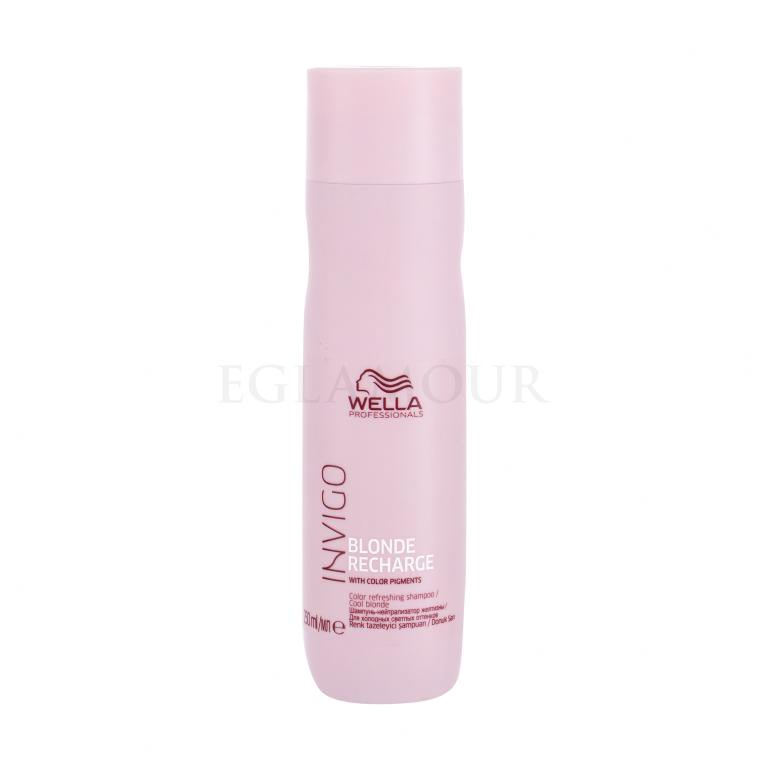 Wella Professionals Invigo Blonde Recharge Shampoo für Frauen 250 ml Farbton  Cool Blonde