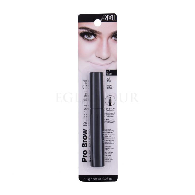 Ardell Pro Brow Building Fiber Gel Augenbrauen-Mascara für Frauen 7 g Farbton  Soft Black