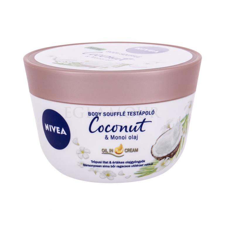 Nivea Body Soufflé Coconut &amp; Monoi Oil Körpercreme für Frauen 200 ml