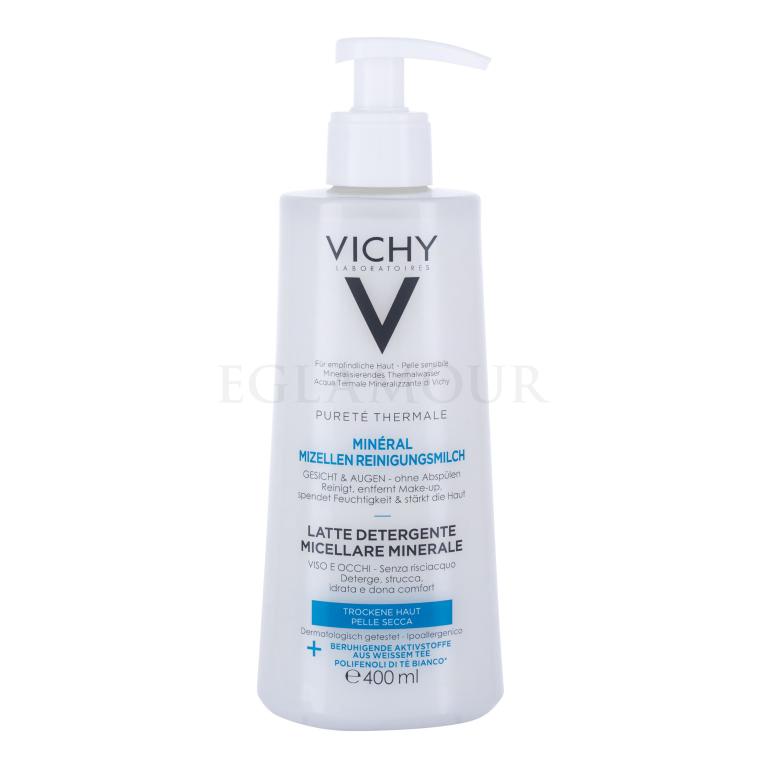 Vichy Pureté Thermale Mineral Milk For Dry Skin Reinigungsmilch für Frauen 400 ml