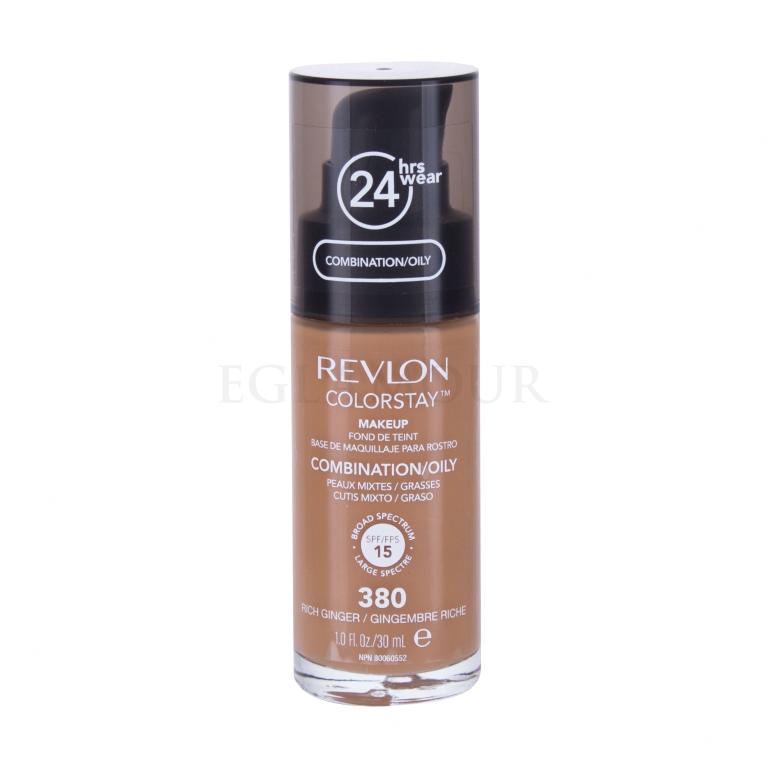 Revlon Colorstay Combination Oily Skin SPF15 Foundation für Frauen 30 ml Farbton  380 Rich Ginger