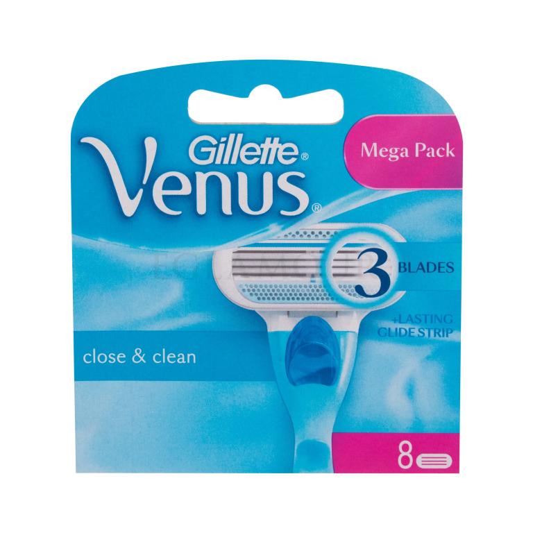 Gillette Venus Close &amp; Clean Ersatzklinge für Frauen Set