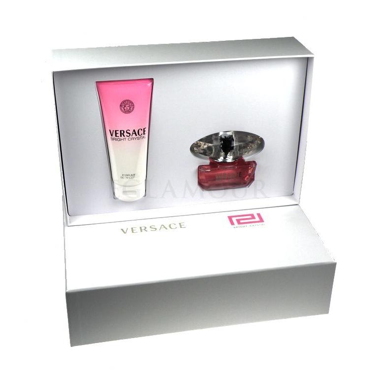 Versace Bright Crystal Geschenkset Edt 50ml + 100ml Körpermilch