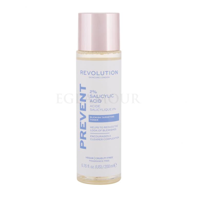 Revolution Skincare Prevent 2% Salicylic Acid Gesichtswasser und Spray für Frauen 200 ml
