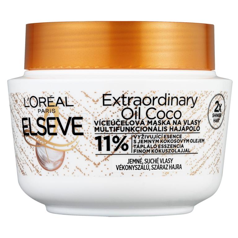 L&#039;Oréal Paris Elseve Extraordinary Oil Coconut Hair Mask Haarmaske für Frauen 300 ml