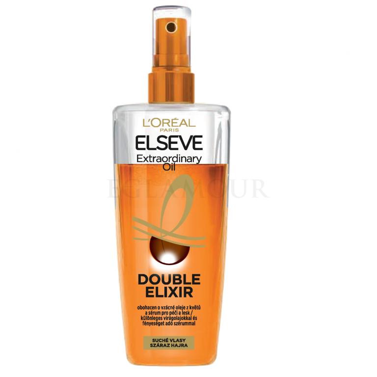 L&#039;Oréal Paris Elseve Extraordinary Oil Double Elixir Pflege ohne Ausspülen für Frauen 200 ml