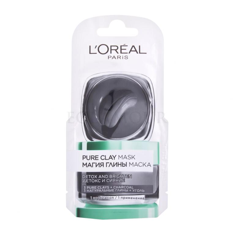 L&#039;Oréal Paris Pure Clay Detox Mask Gesichtsmaske für Frauen 6 ml