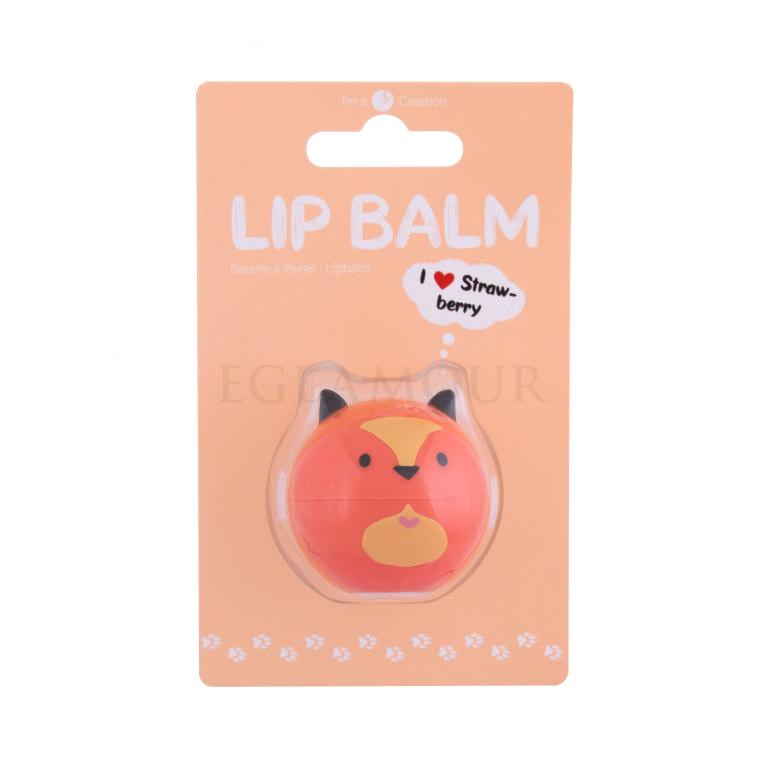 2K Cute Animals Lip Balm Strawberry Lippenbalsam für Frauen 6 g
