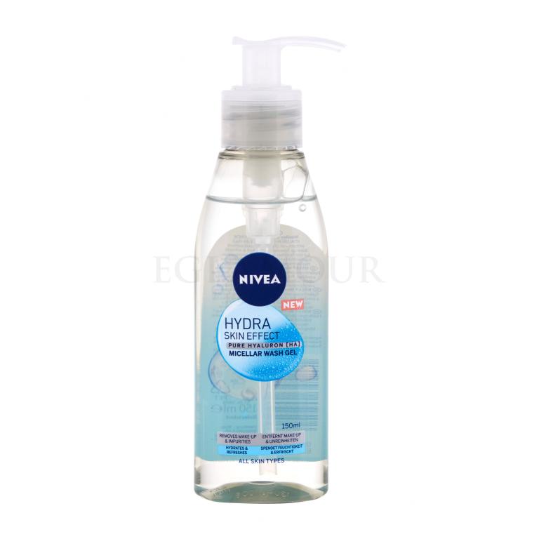 Nivea Hydra Skin Effect Micellar Reinigungsgel für Frauen 150 ml