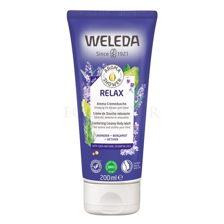 Weleda Aroma Shower Relax Duschcreme für Frauen 200 ml