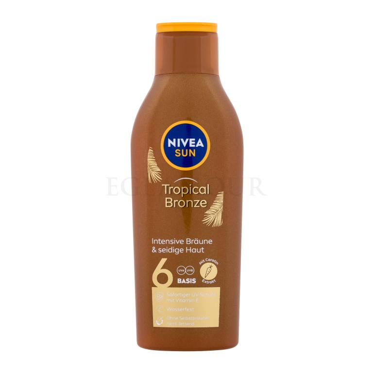 Nivea Sun Tropical Bronze Milk SPF6 Sonnenschutz 200 ml