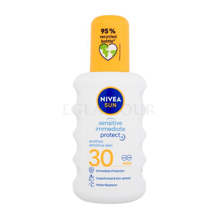 Nivea Sun Sensitive Immediate Protect+ SPF30 Sonnenschutz 200 ml