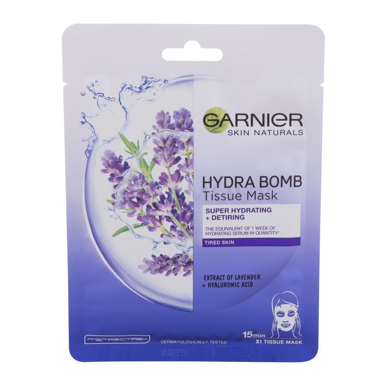 Garnier Skin Naturals Hydra Bomb Extract Of Lavender Gesichtsmaske für Frauen 1 St.