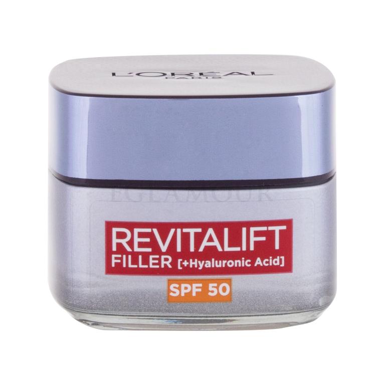 L&#039;Oréal Paris Revitalift Filler HA SPF50 Tagescreme für Frauen 50 ml