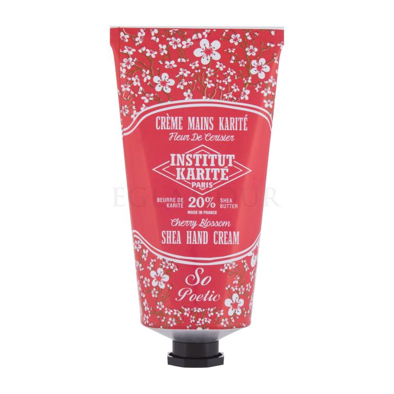 Institut Karité Shea Hand Cream Cherry Blossom Handcreme für Frauen 75 ml
