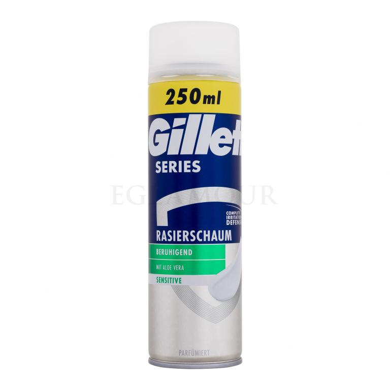Gillette Series Sensitive Rasierschaum für Herren 250 ml