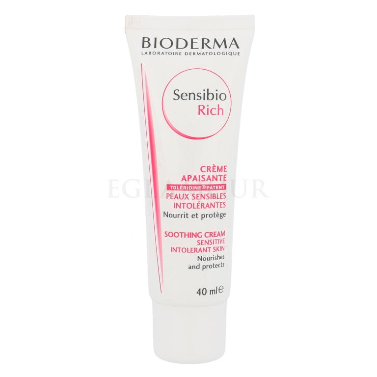 BIODERMA Sensibio Rich Soothing Cream Tagescreme für Frauen 40 ml