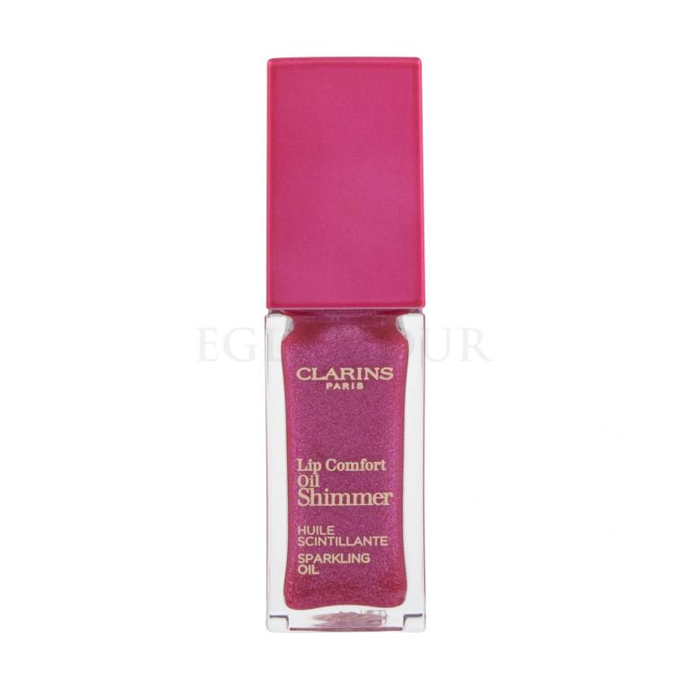 Clarins Lip Comfort Oil Shimmer Lippenöl für Frauen 7 ml Farbton  04 Pink Lady