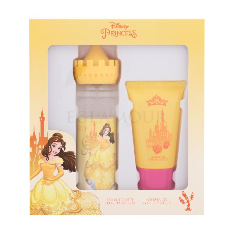 Disney Princess Belle Geschenkset Set Eau de Toilette 100 ml + Duschgel 75 ml