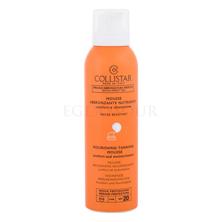 Collistar Special Perfect Tan Nourishing Tanning Mousse SPF20 Sonnenschutz für Frauen 200 ml
