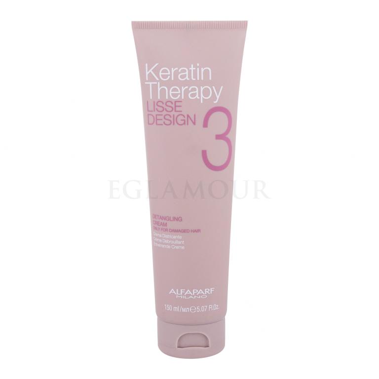 ALFAPARF MILANO Keratin Therapy Lisse Design Detangling Cream Haarcreme für Frauen 150 ml