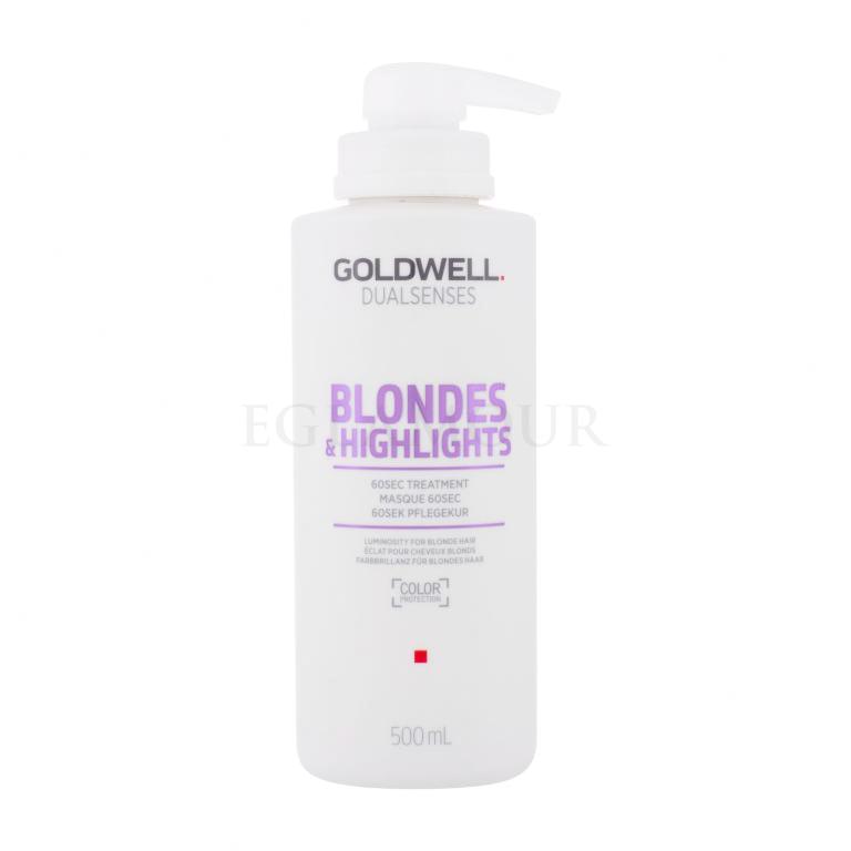 Goldwell Dualsenses Blondes &amp; Highlights 60 Sec Treatment Haarmaske für Frauen 500 ml