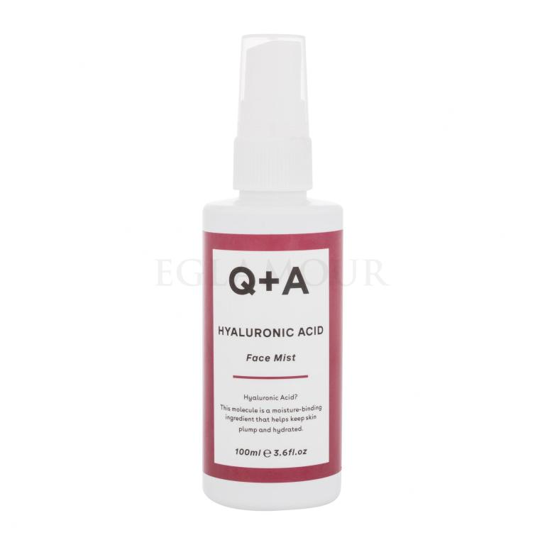 Q+A Hyaluronic Acid Face Mist Gesichtswasser und Spray für Frauen 100 ml