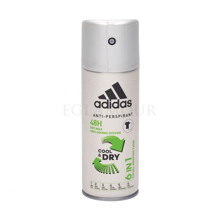 Adidas 6in1 Cool &amp; Dry 48h Antiperspirant für Herren 150 ml