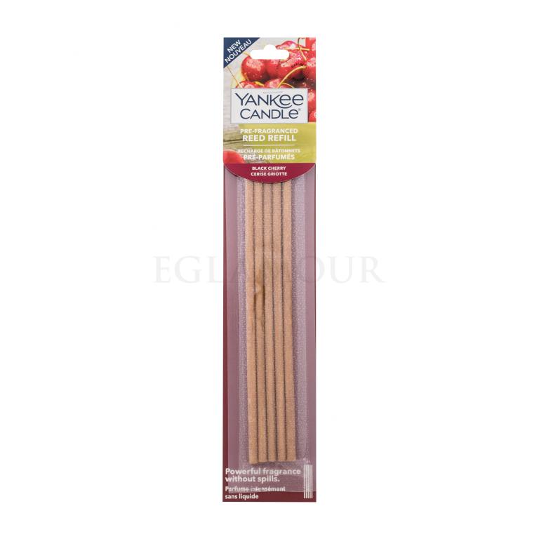 Yankee Candle Black Cherry Pre-Fragranced Reed Refill Raumspray und Diffuser 5 St.