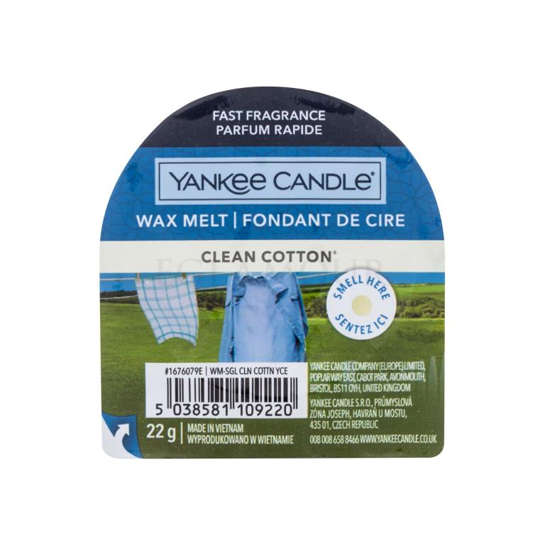 Yankee Candle Clean Cotton Duftwachs 22 g