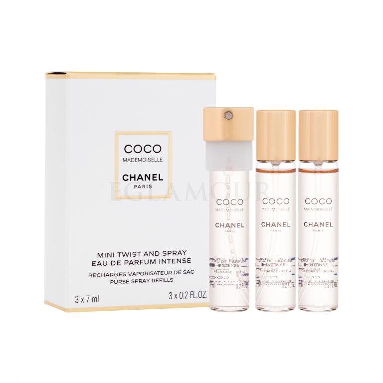 Chanel Coco Mademoiselle Intense Eau de Parfum für Frauen Nachfüllung 3x7 ml