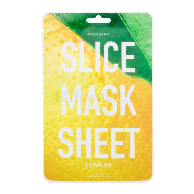 Kocostar Slice Mask Lemon Gesichtsmaske für Frauen 20 ml