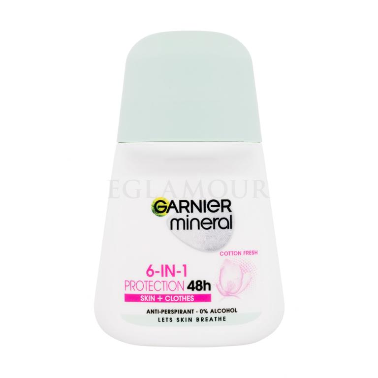 Garnier Mineral Protection 6-in-1 Cotton Fresh 48h Antiperspirant für Frauen 50 ml