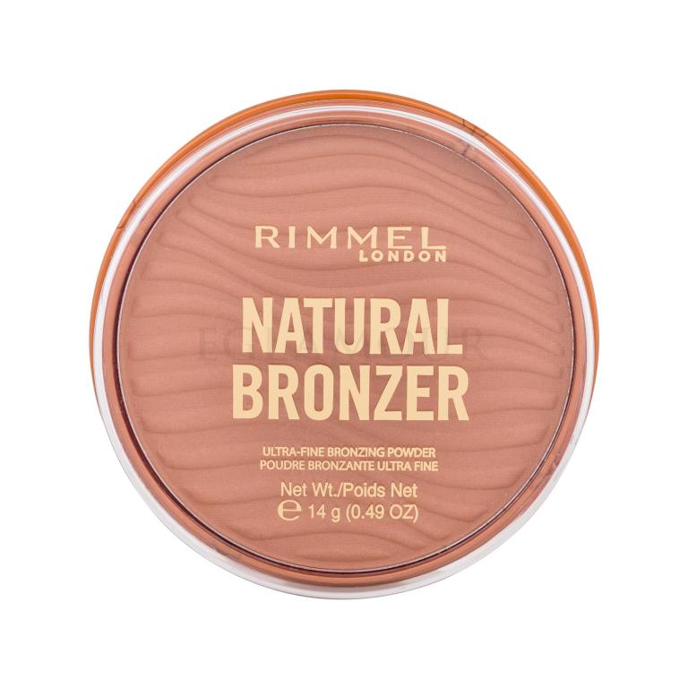 Rimmel London Natural Bronzer Ultra-Fine Bronzing Powder Bronzer für Frauen 14 g Farbton  001 Sunlight