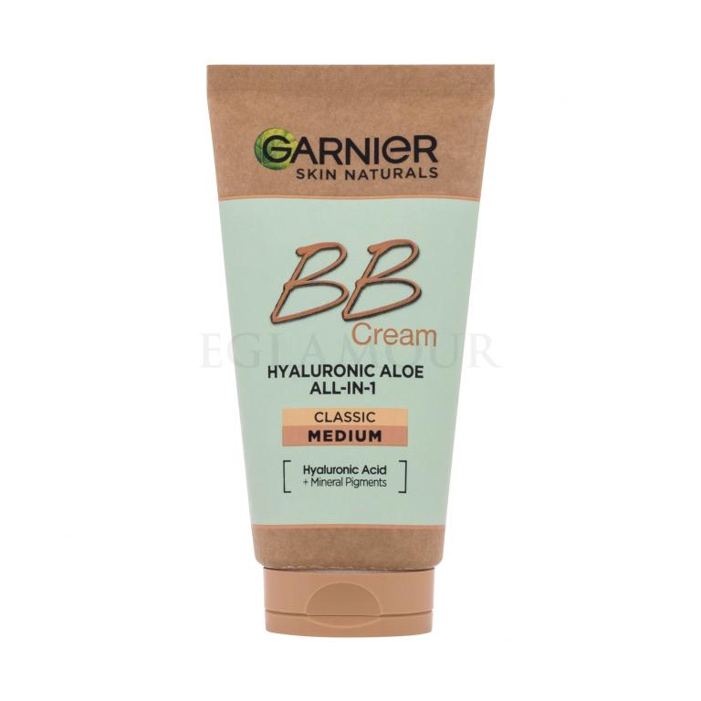 Garnier Skin Naturals BB Cream Hyaluronic Aloe All-In-1 SPF25 BB Creme für Frauen 50 ml Farbton  Medium