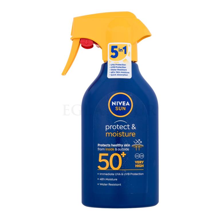 Nivea Sun Protect &amp; Moisture SPF50+ Sonnenschutz 270 ml