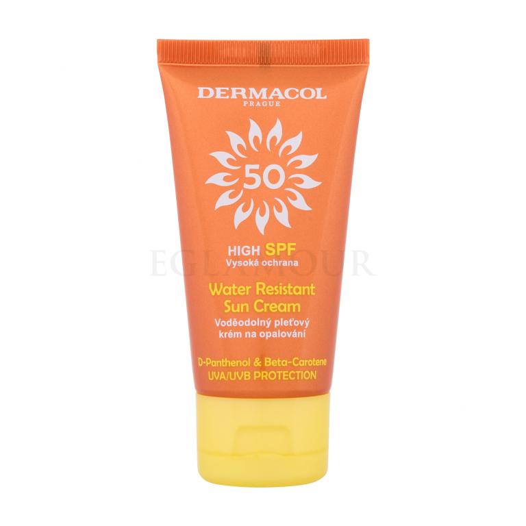 Dermacol Sun Water Resistant Cream SPF50 Sonnenschutz fürs Gesicht 50 ml